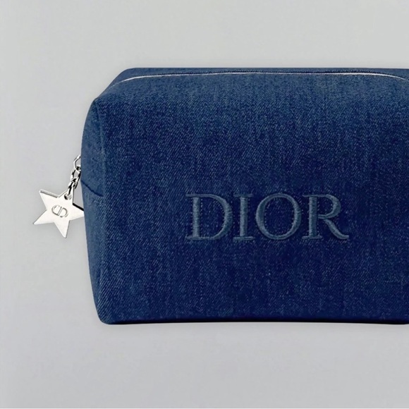 4 x DIOR beauty denim cosmetic pouch bag Limited Edition 2024 - Picture 5 of 6